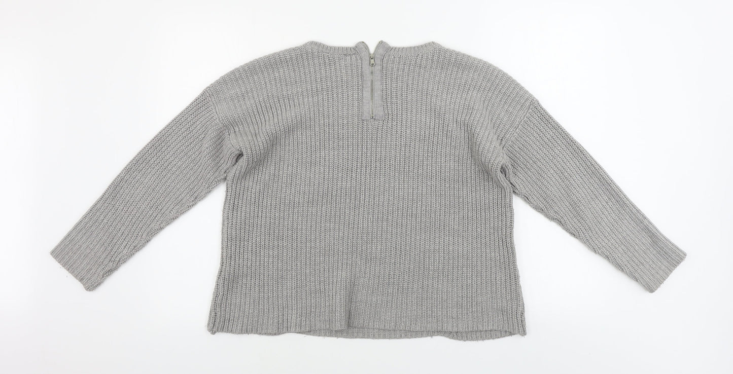 Dorothy Perkins  Womens Grey   Pullover Jumper Size 14
