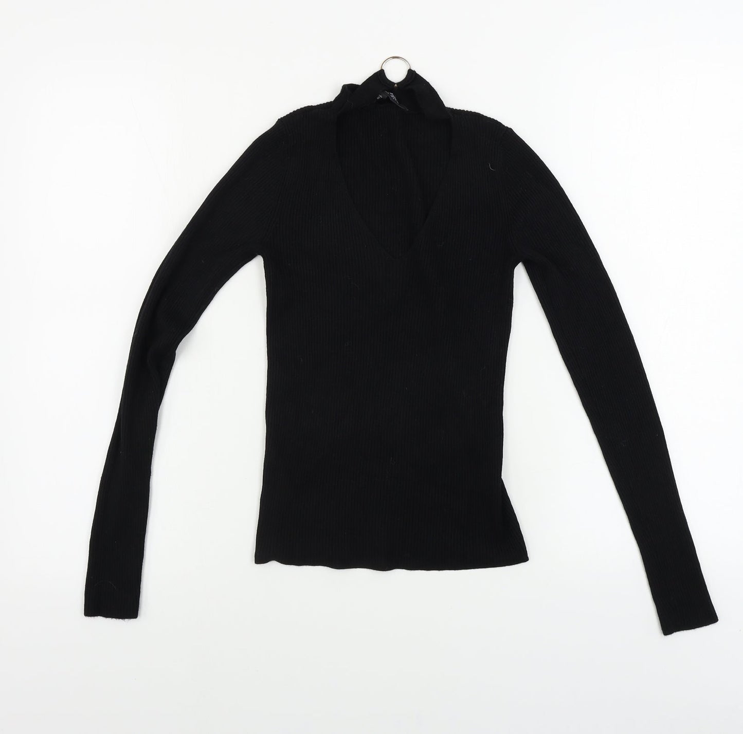 Miss Selfridge  Womens Black   Pullover Jumper Size 6