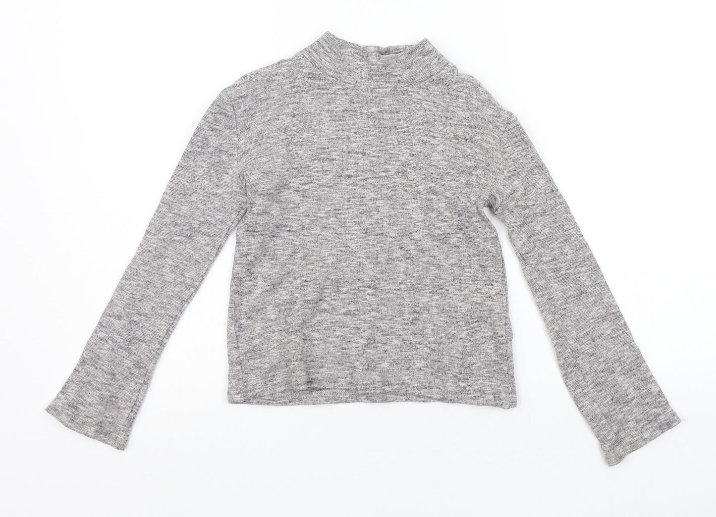 NEXT Girls Grey   Basic T-Shirt Size 7 Years