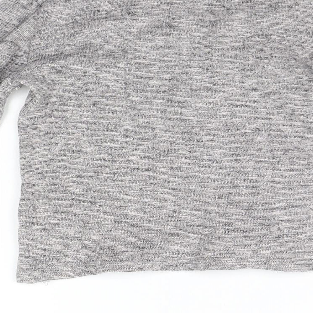 NEXT Girls Grey   Basic T-Shirt Size 7 Years