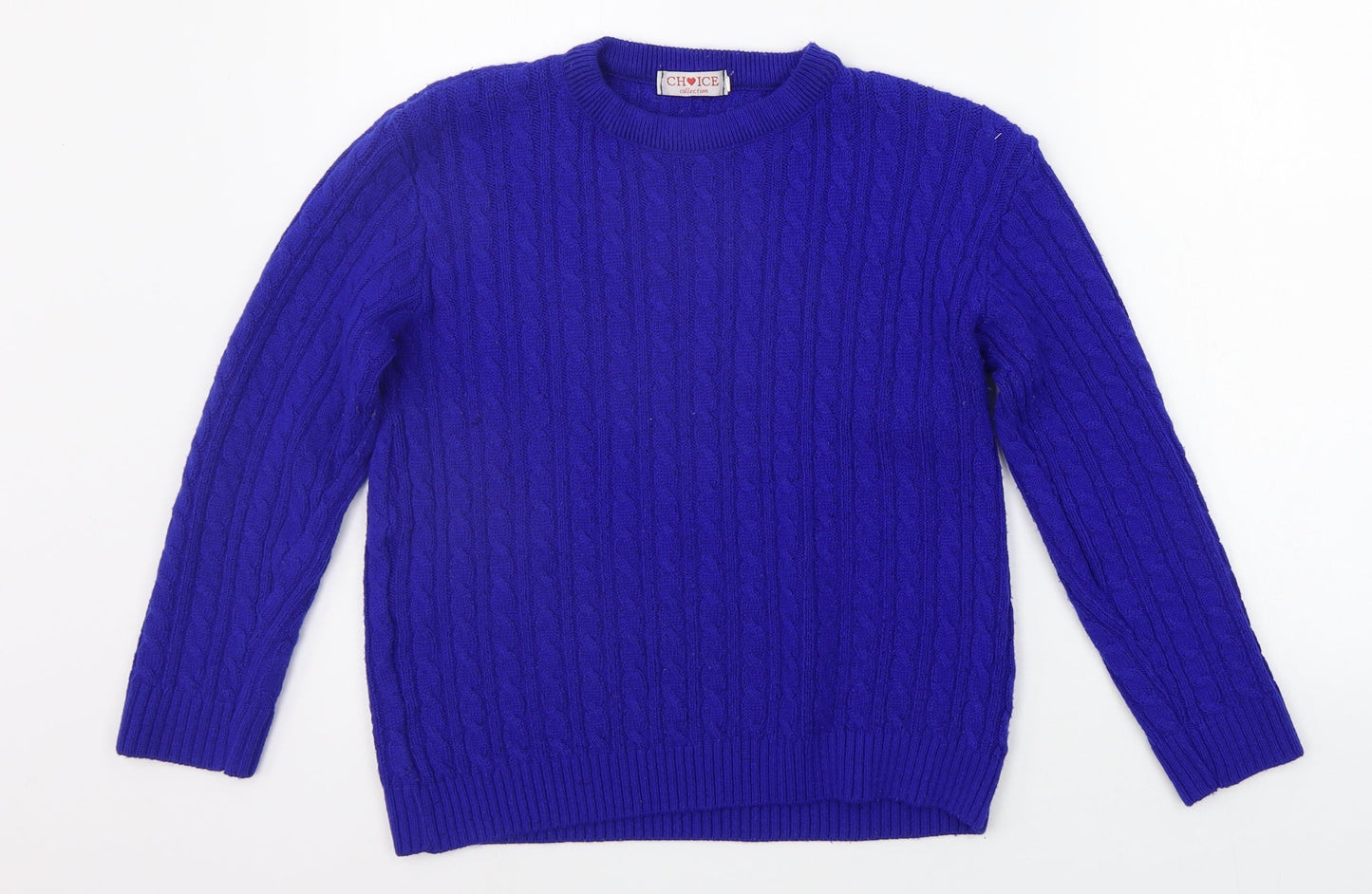 Choice Girls Blue   Pullover Jumper Size XL