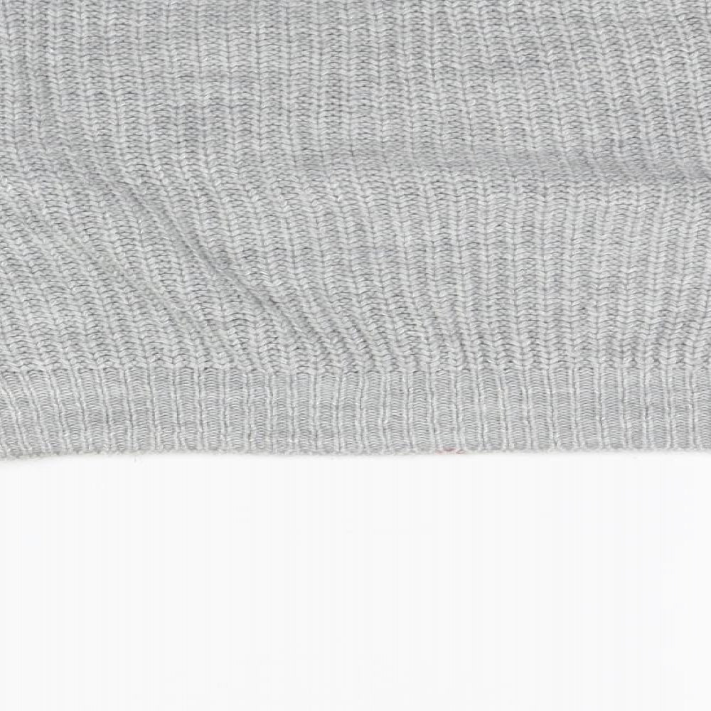 PRETTYLITTLETHING Womens Grey   Henley Jumper Size 8