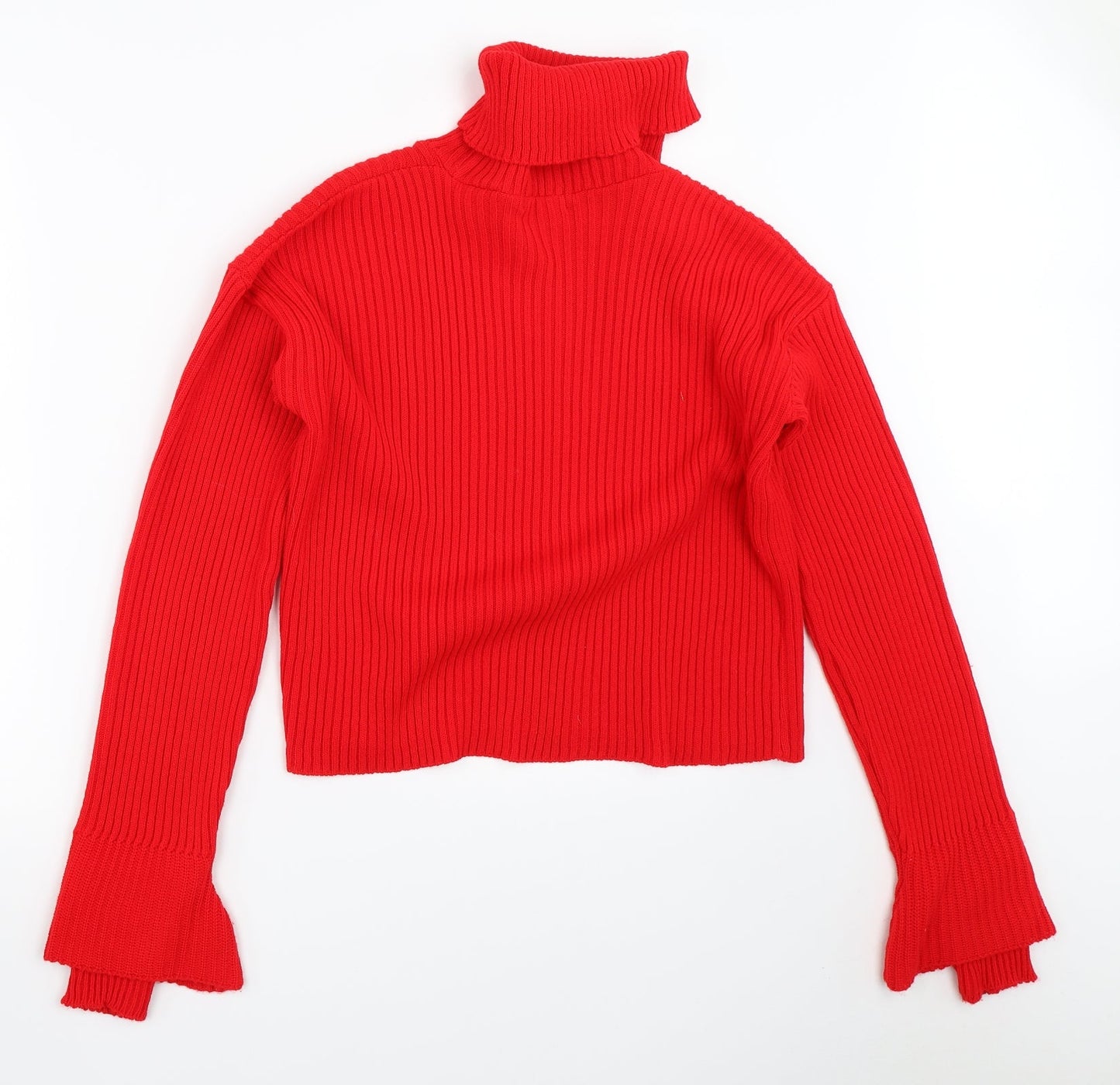 Lasula Womens Red   Pullover Jumper Size M