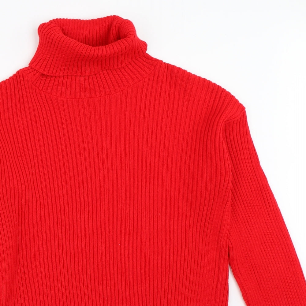 Lasula Womens Red   Pullover Jumper Size M