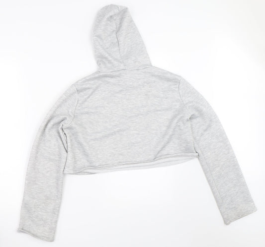 PRETTYLITTLETHING Womens Grey   Pullover Sweatshirt Size S