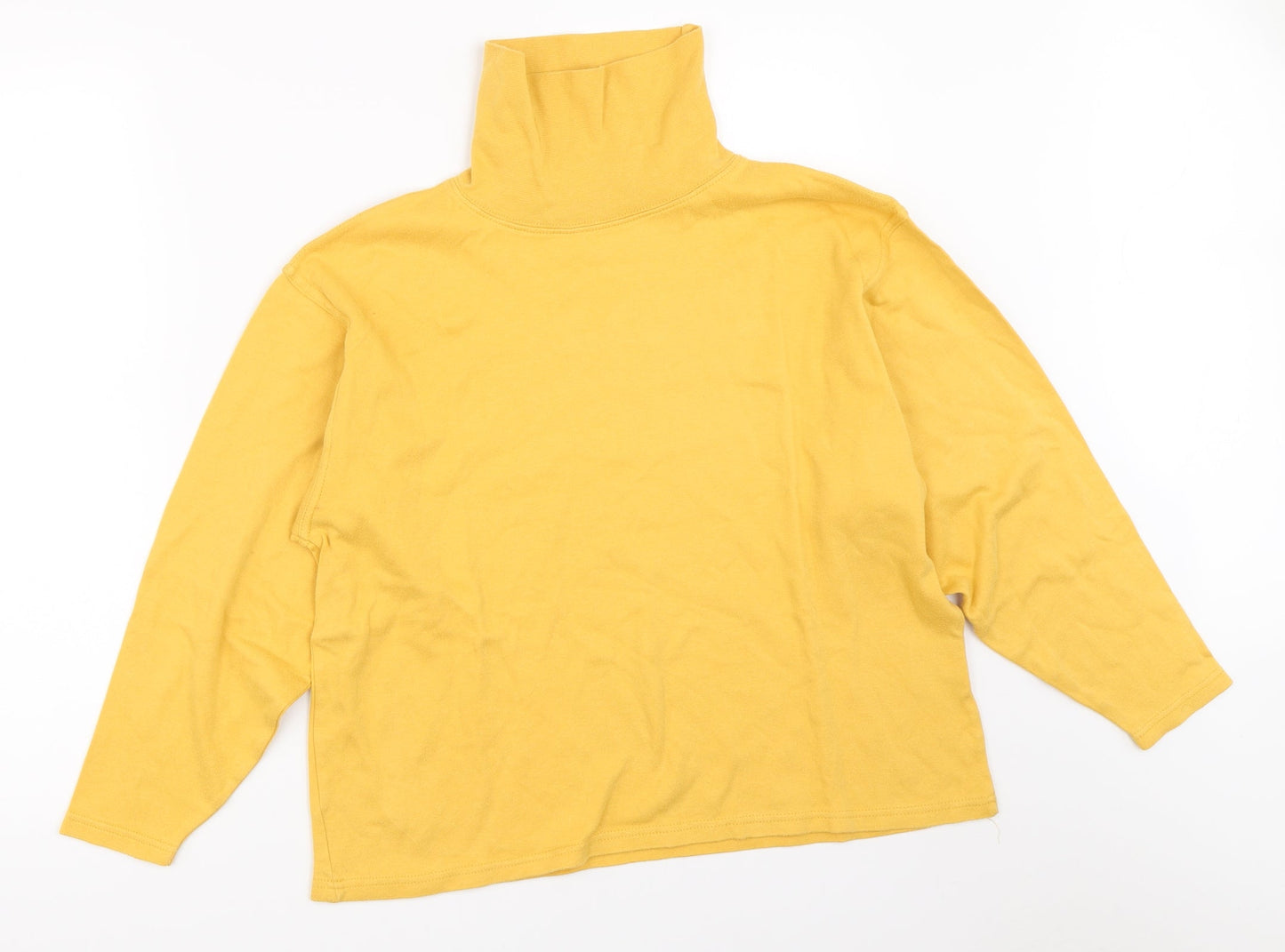 Compliments Womens Yellow   Pullover Jumper Size M