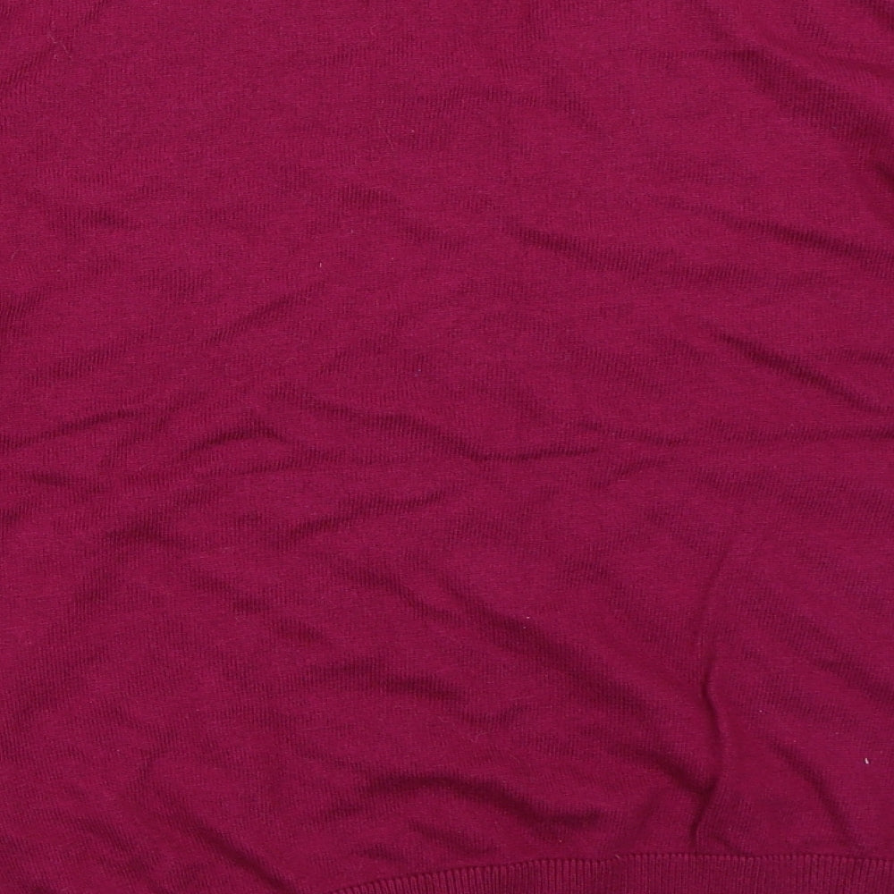 Isle Womens Purple   Pullover Jumper Size M