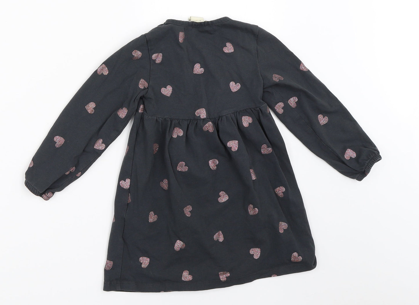 H&M Girls Grey   Fit & Flare  Size 2 Years