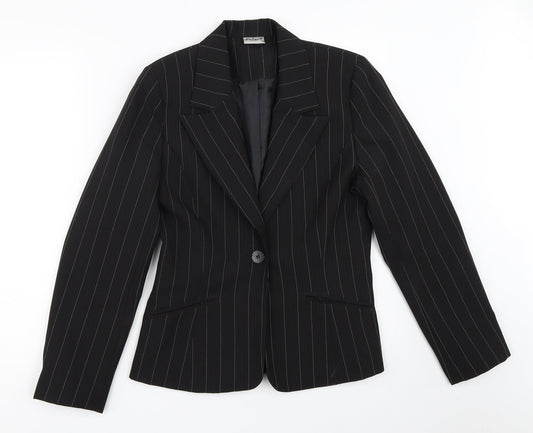 Select Womens Black   Jacket Blazer Size 10