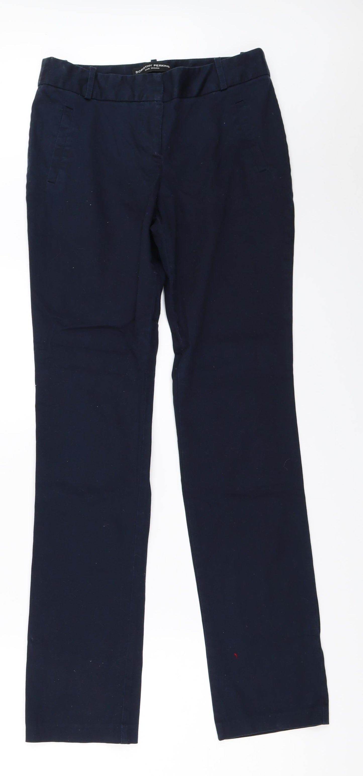 Dorothy Perkins Womens Blue   Trousers  Size 10 L31 in