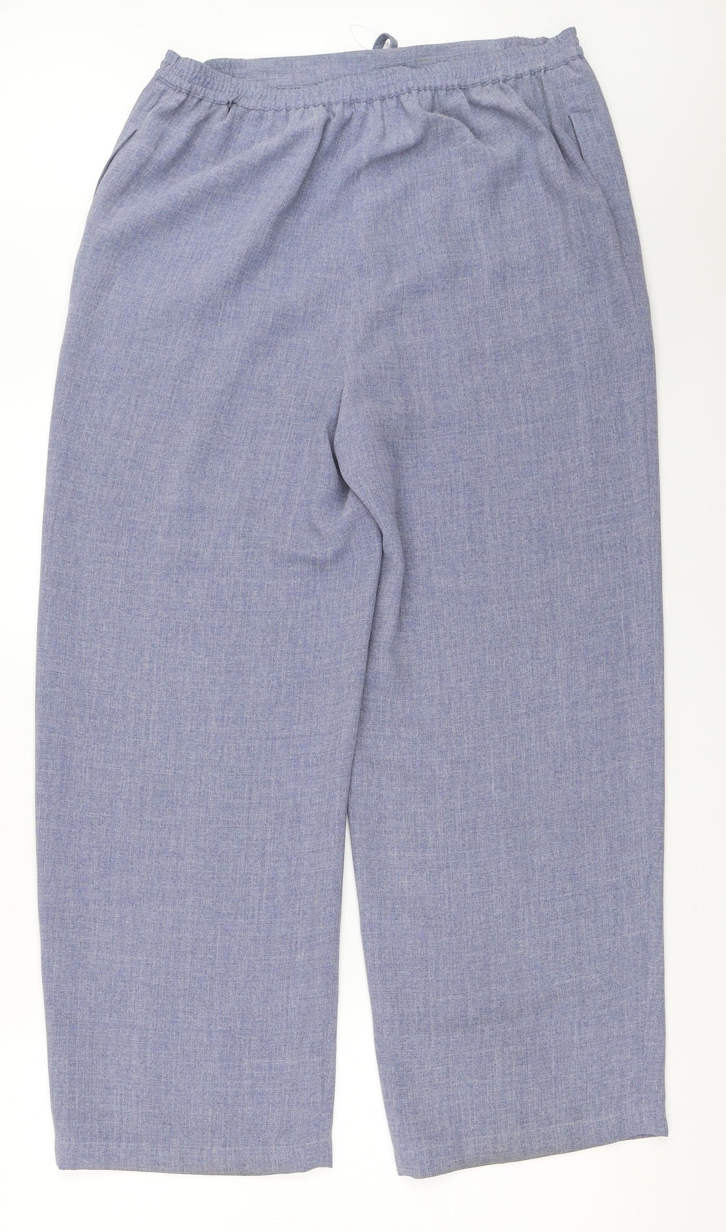 Platinum Womens Blue   Trousers  Size 14 L27 in