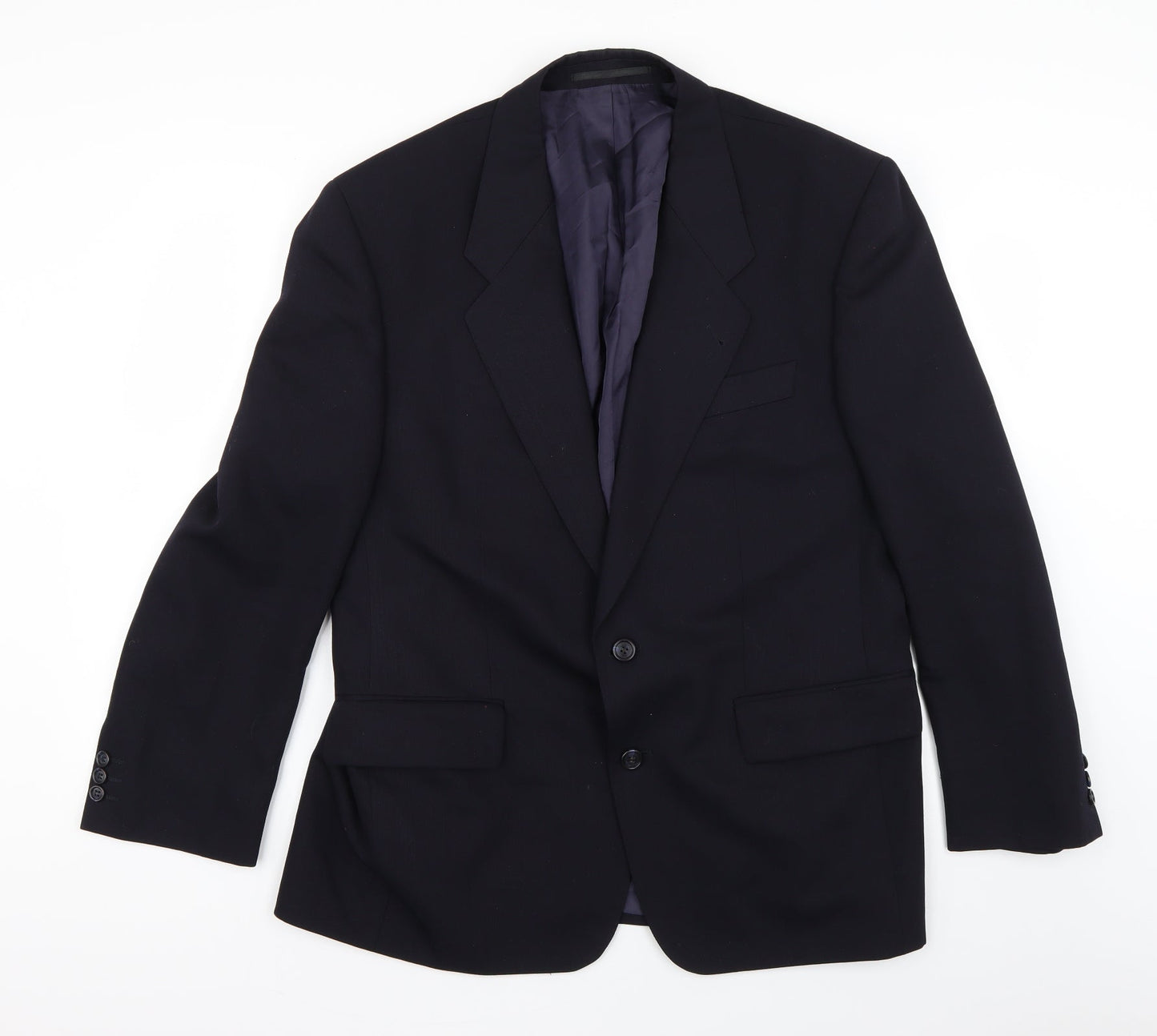 Preworn Mens Blue   Jacket Suit Jacket Size 36