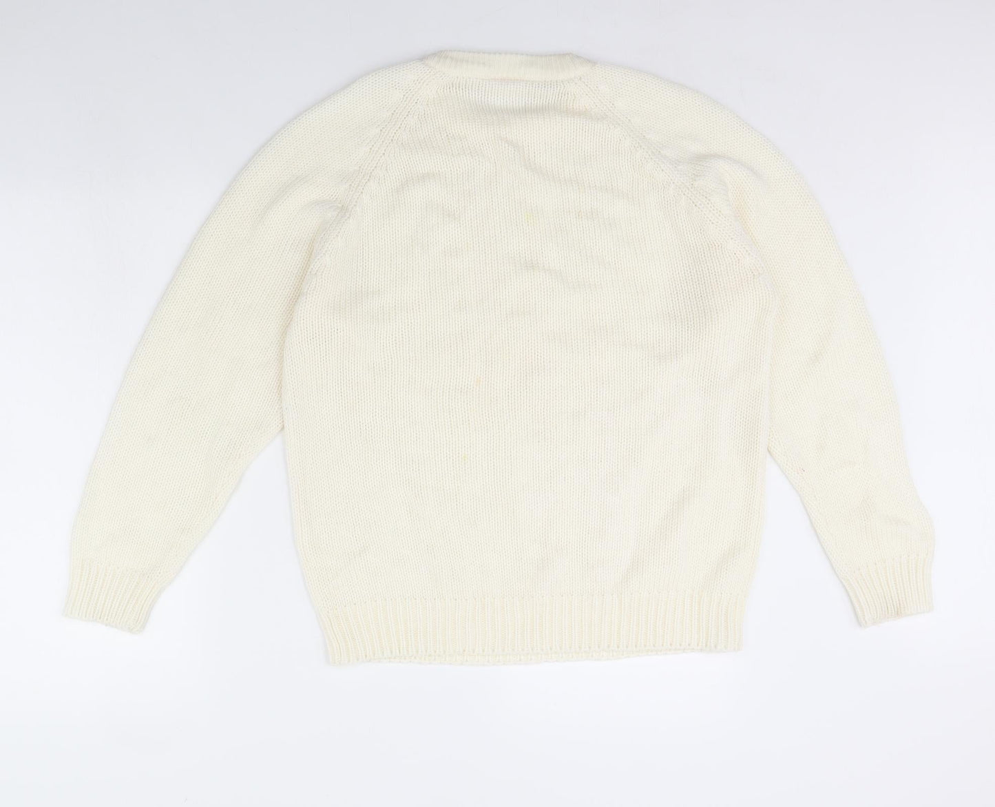 Amari Womens Ivory   Pullover Jumper Size 10