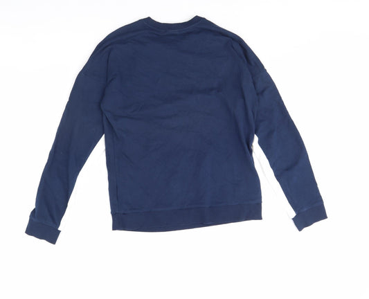 Reebok Womens Blue   Pullover Jumper Size S