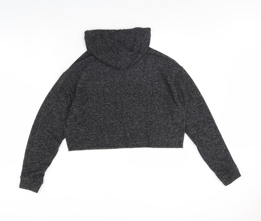 Topshop Womens Grey   Pullover Hoodie Size 14
