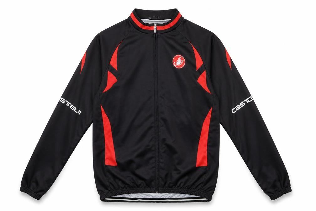 Front view of Preworn boys’ black jacket, size 13, years