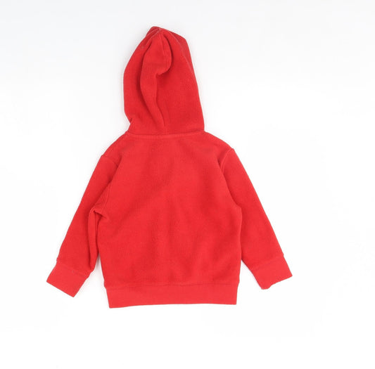Gap Boys Red  Fleece Jacket  Size 3 Years