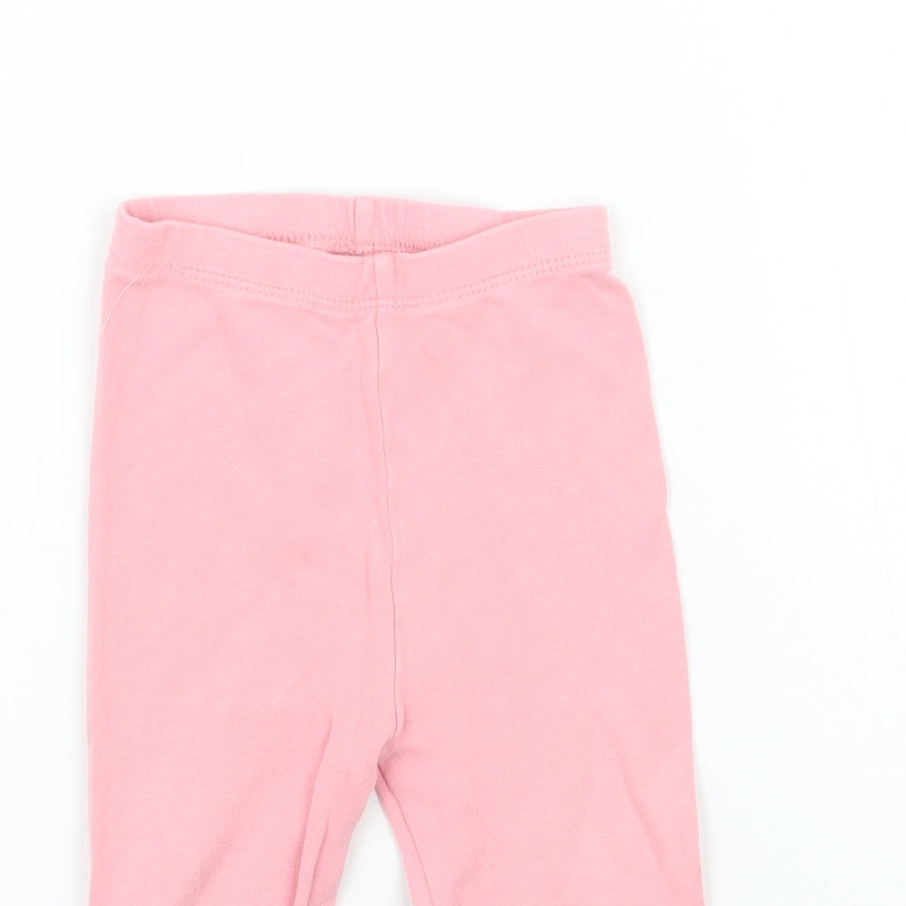George Girls Pink   Sweatpants Trousers Size 9 Months