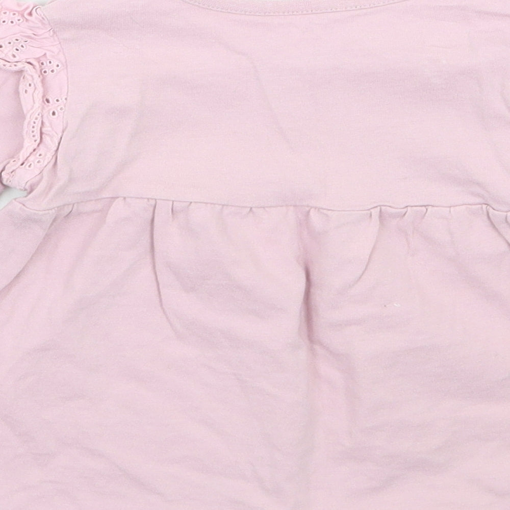 Nutmeg Girls Purple   Basic T-Shirt Size 12 Months