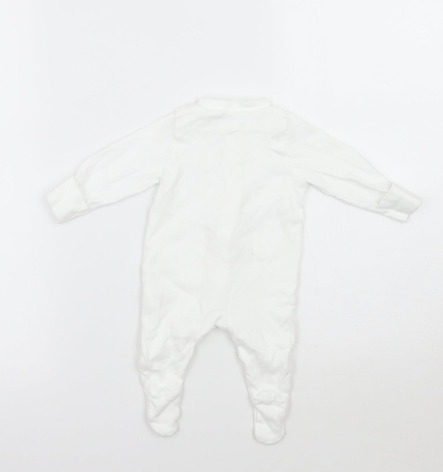 TU Baby White   Babygrow One-Piece Size Newborn