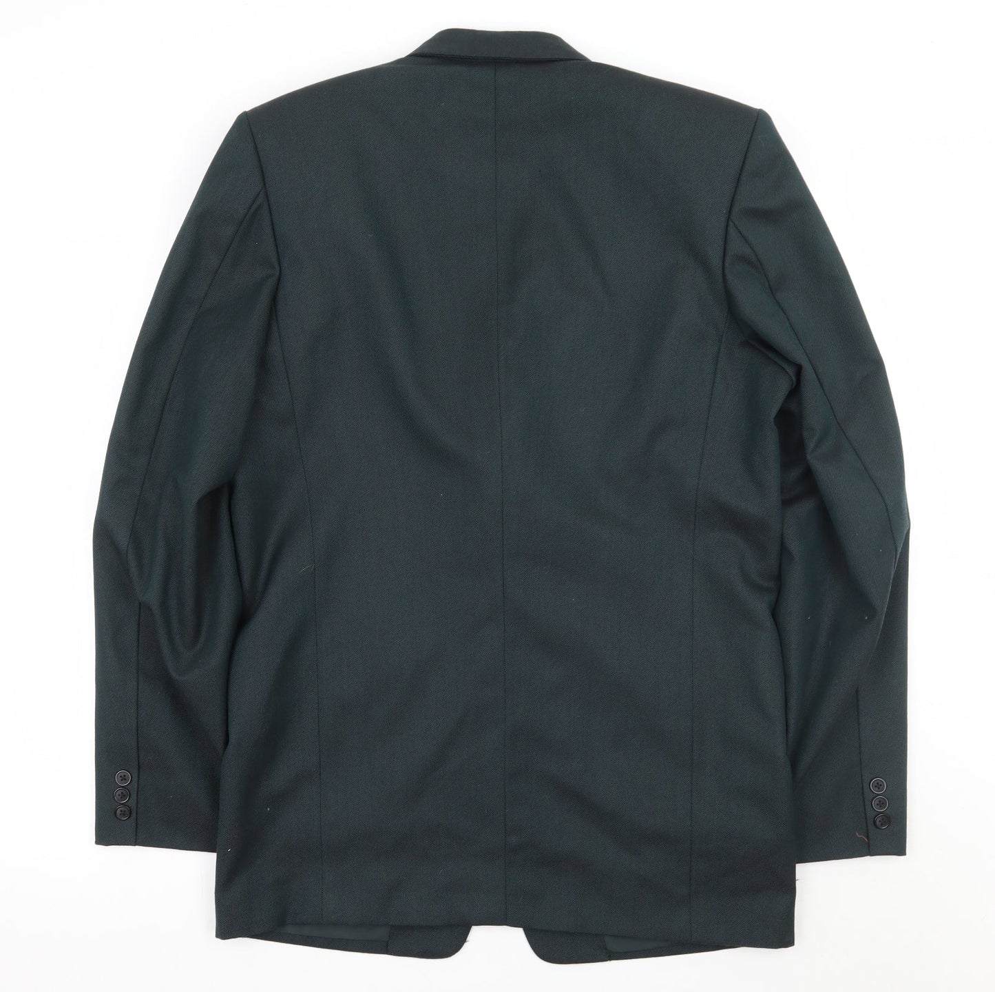 Preworn Mens Green   Jacket Suit Jacket Size 36