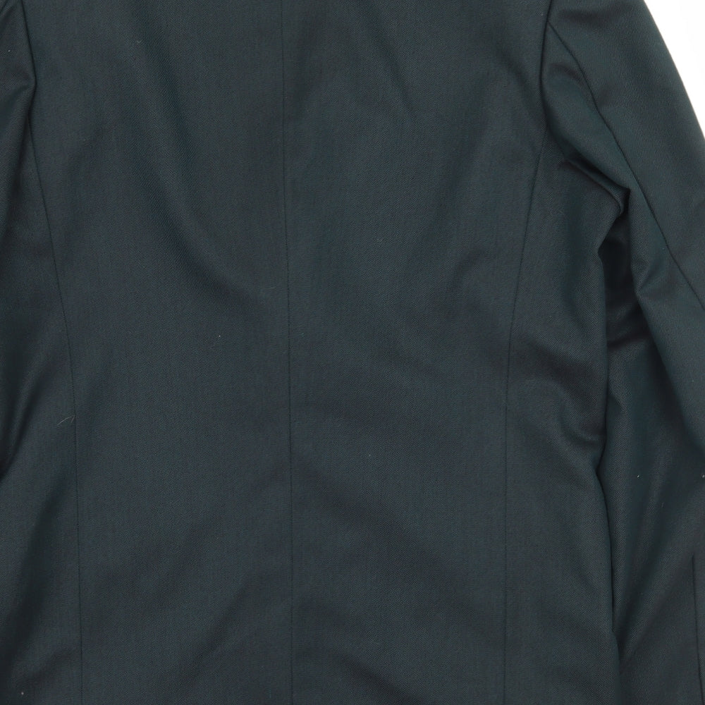 Preworn Mens Green   Jacket Suit Jacket Size 36