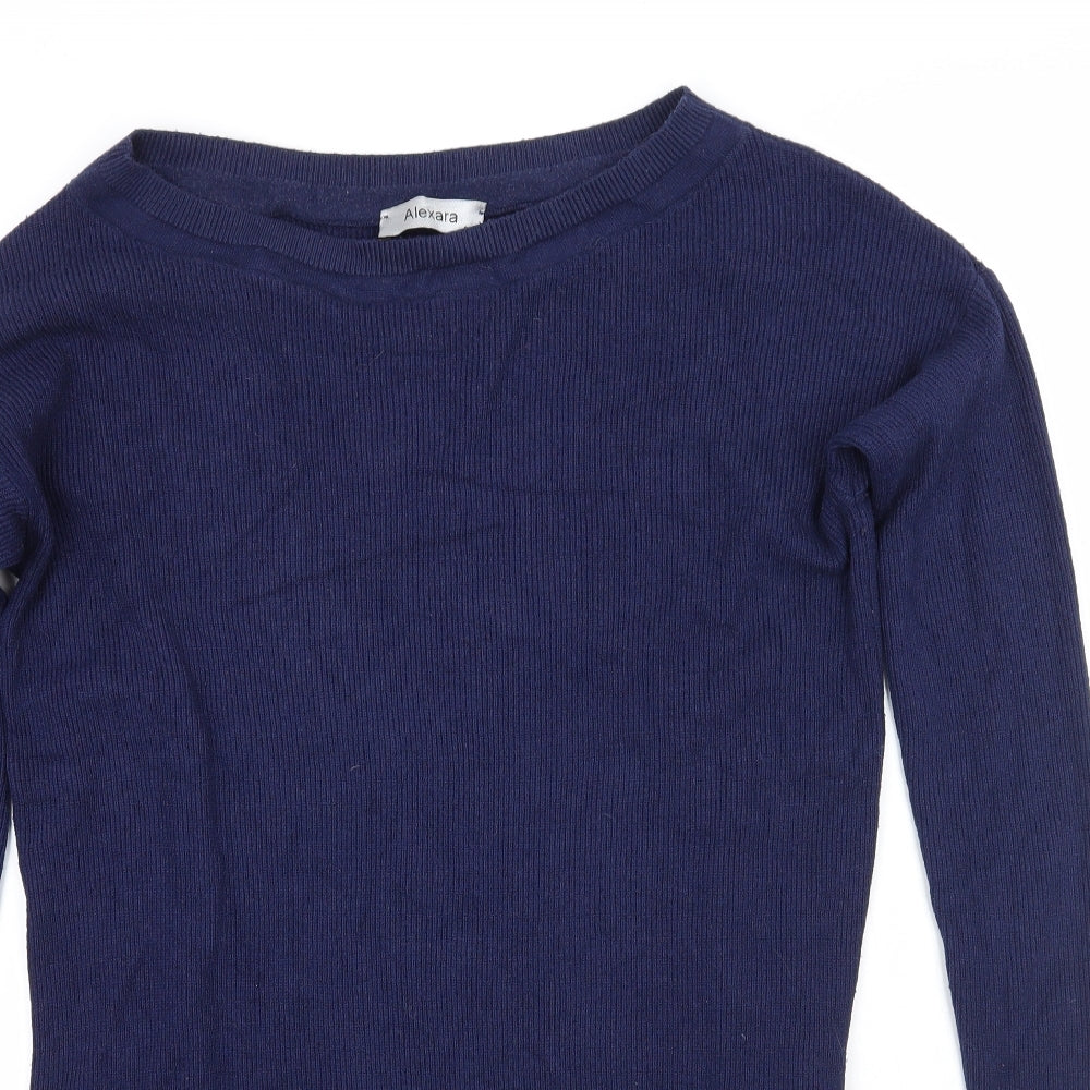 Alexandra Womens Blue   Pullover Jumper Size M