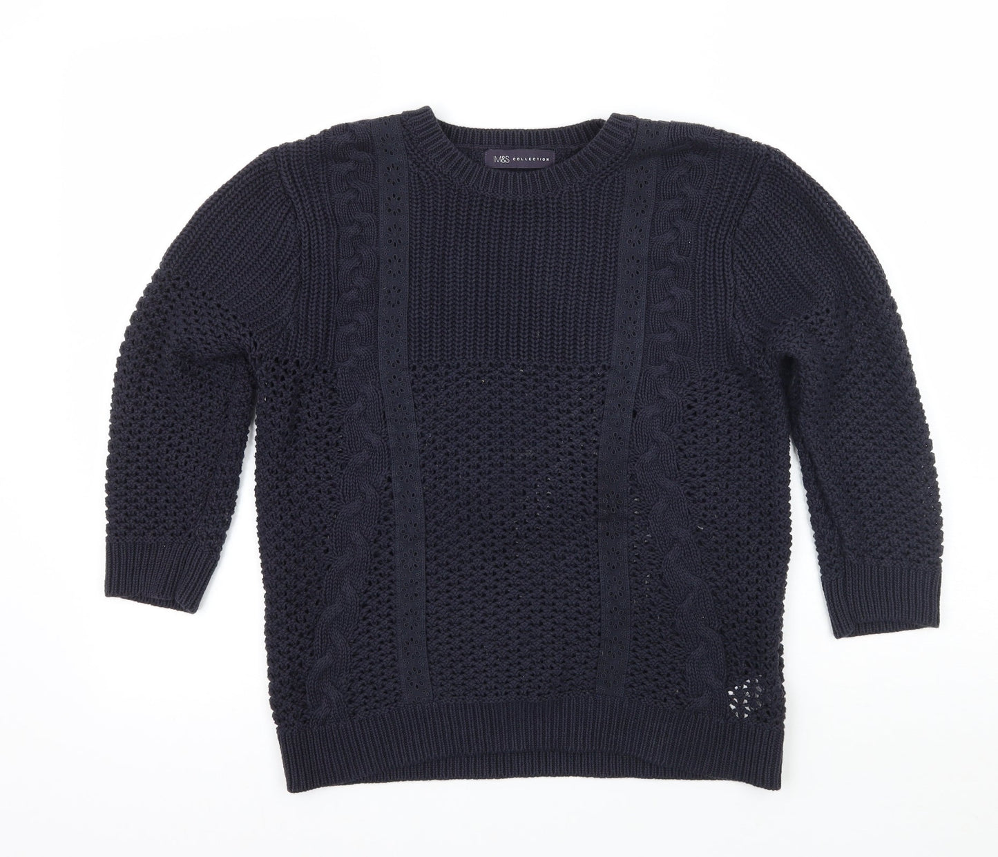 Marks and Spencer Womens Blue   Pullover Jumper Size 12