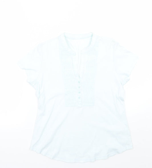 Marks and Spencer Womens Blue   Basic T-Shirt Size 14