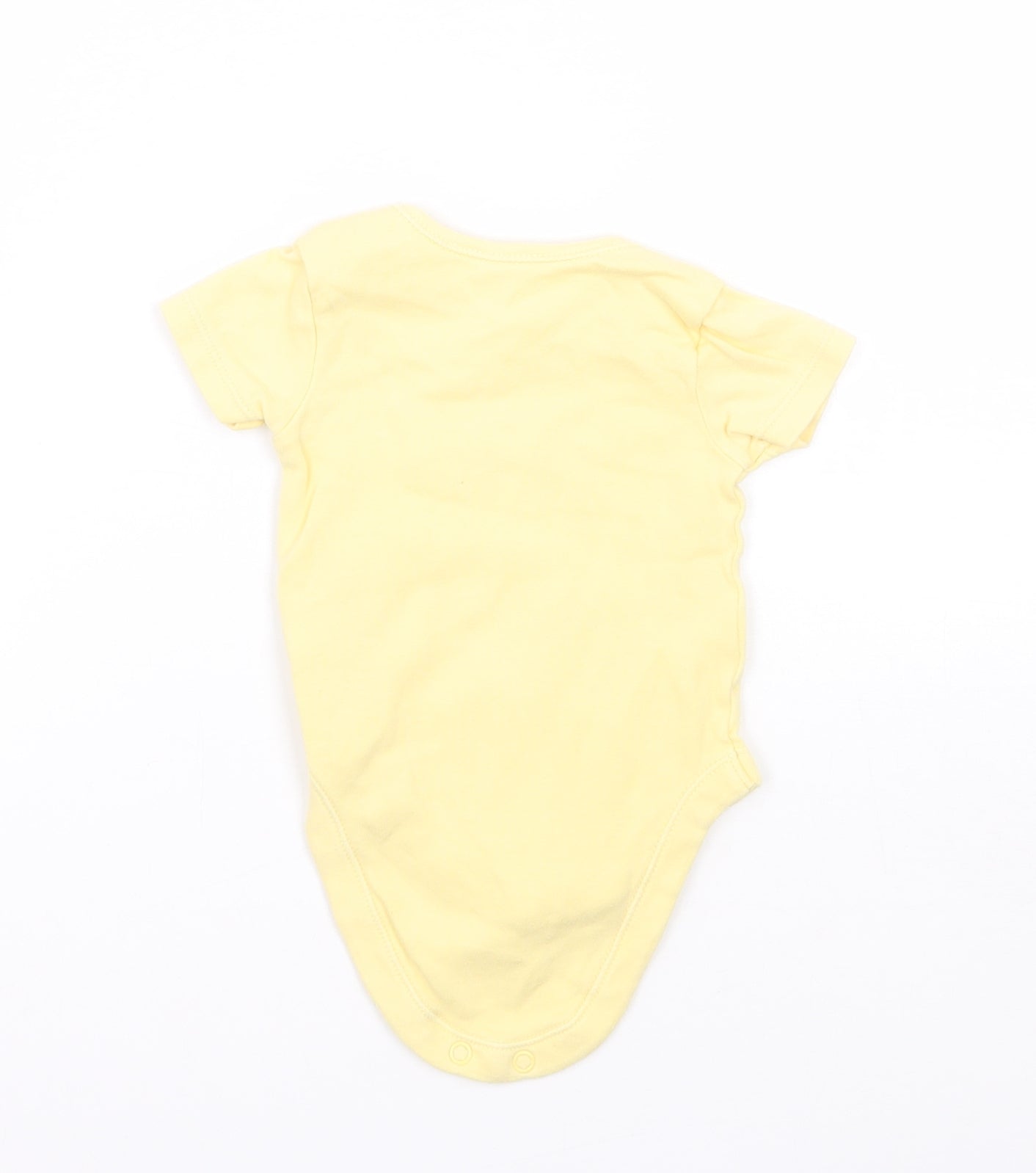 George Girls Yellow   Babygrow One-Piece Size 0-3 Months