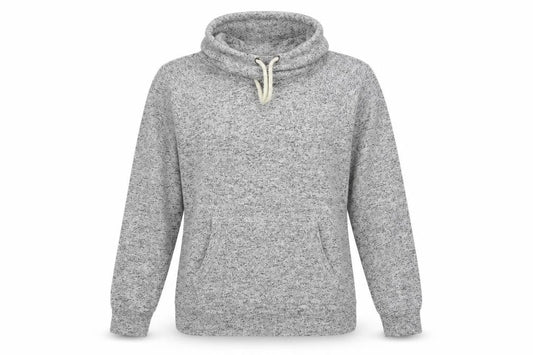 Preworn Womens Grey   Pullover Sweatshirt Size S  - Drawstring Cowl Neck