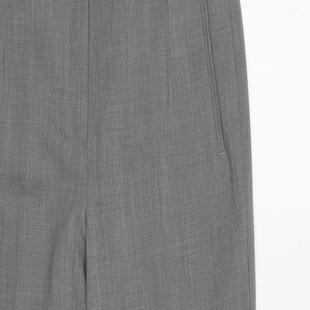 GARDEUR Womens Grey   Trousers  Size 10 L25 in - Elastic Waist Band
