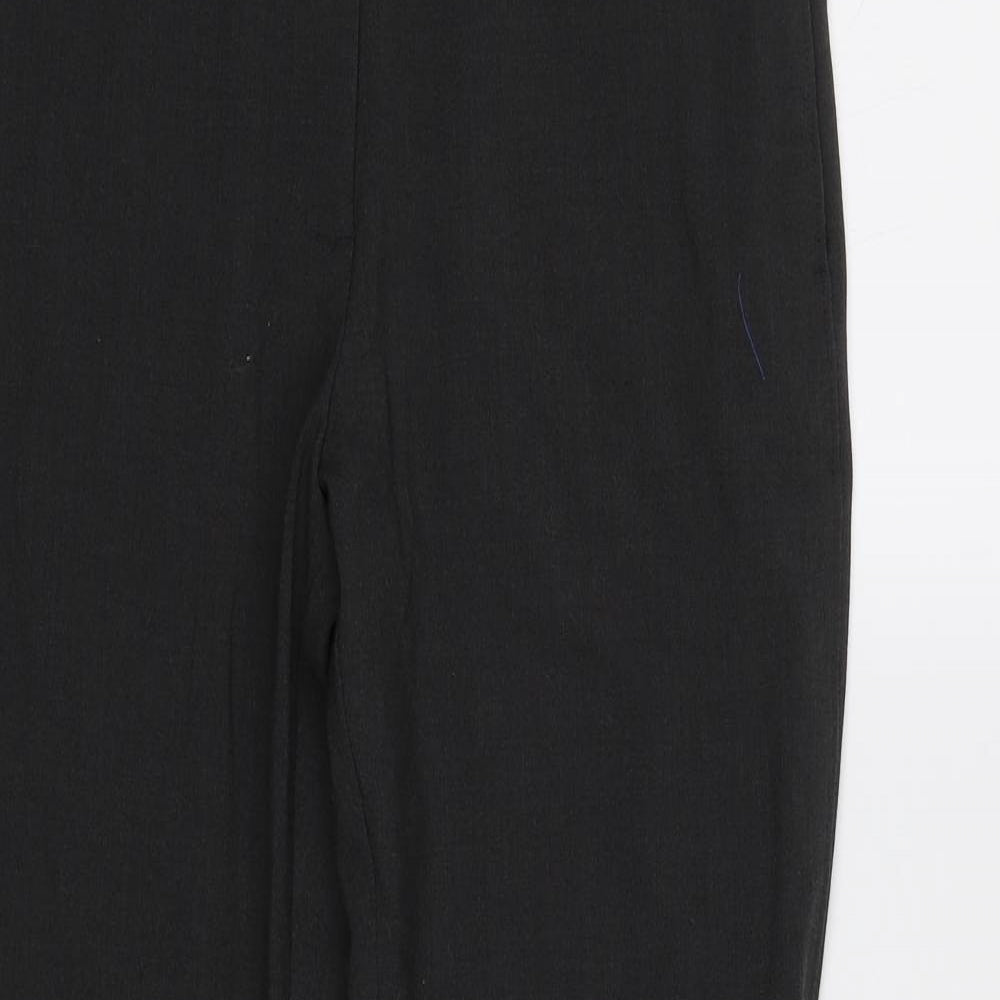 M&S Womens Grey   Dress Pants Trousers Size 12 L28 in