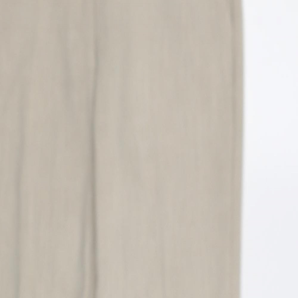 M&S Womens Beige   Dress Pants Trousers Size 10 L27 in