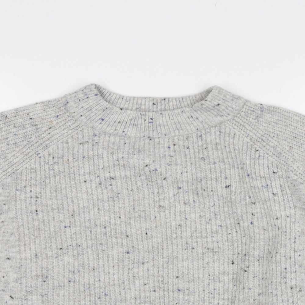 M&S Womens Grey   Pullover Jumper Size M