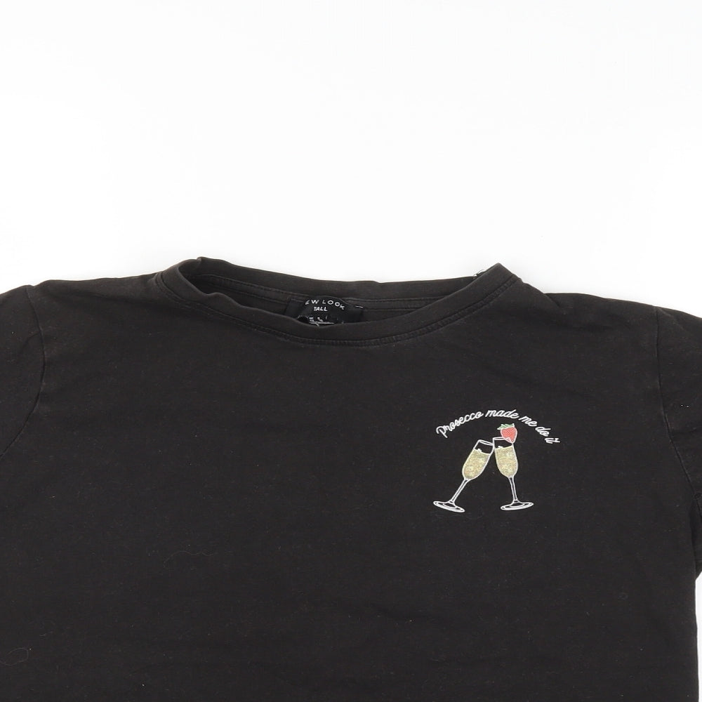 New Look Womens Brown   Basic T-Shirt Size 8