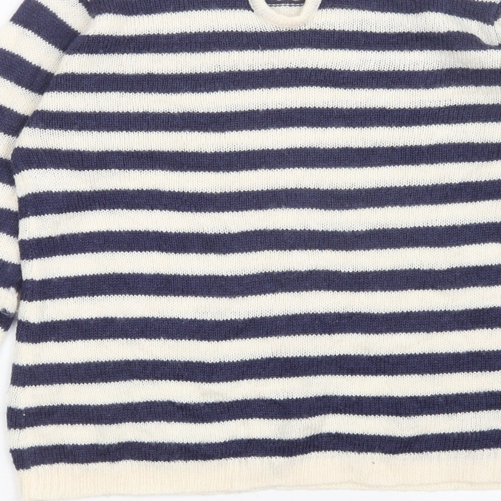 R Kids Girls Multicoloured Striped  Pullover Jumper Size 12 Years