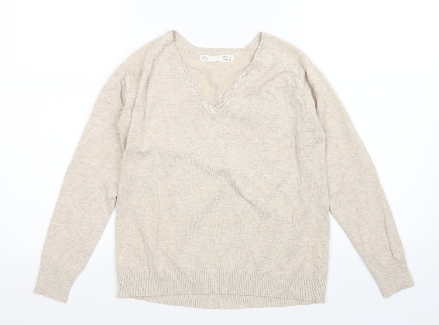 Sfera Womens Beige   Pullover Jumper Size M