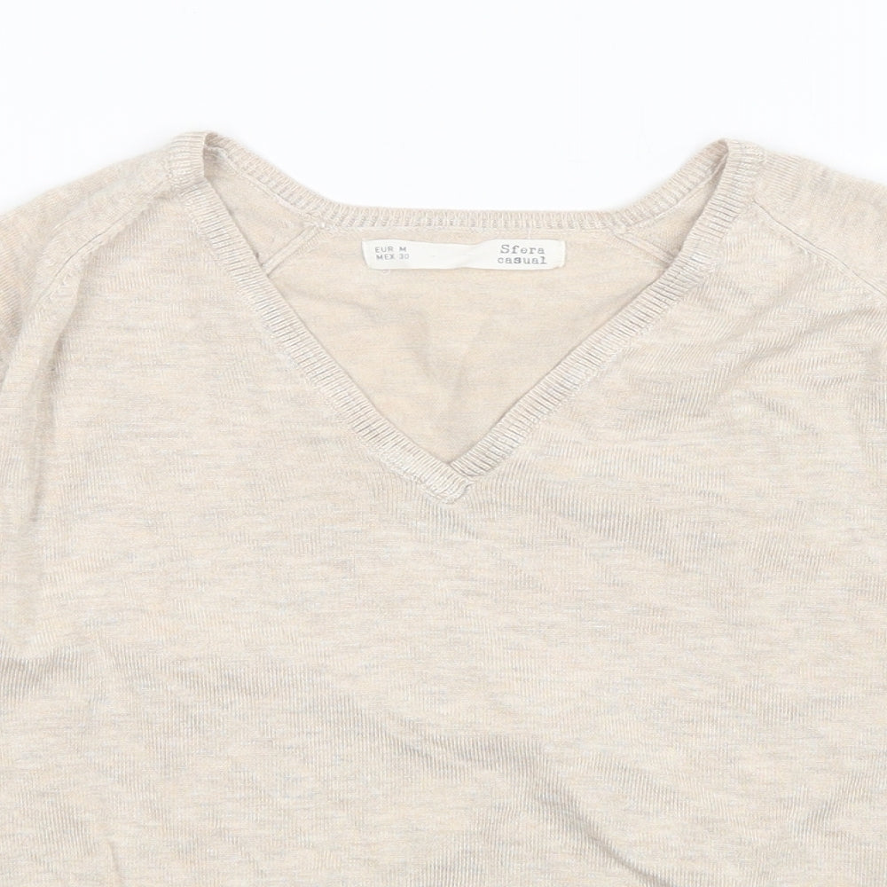 Sfera Womens Beige   Pullover Jumper Size M