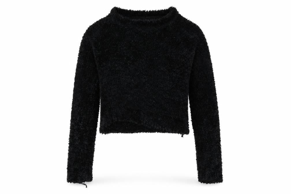 YD Girls Black   Pullover Jumper Size 7-8 Years
