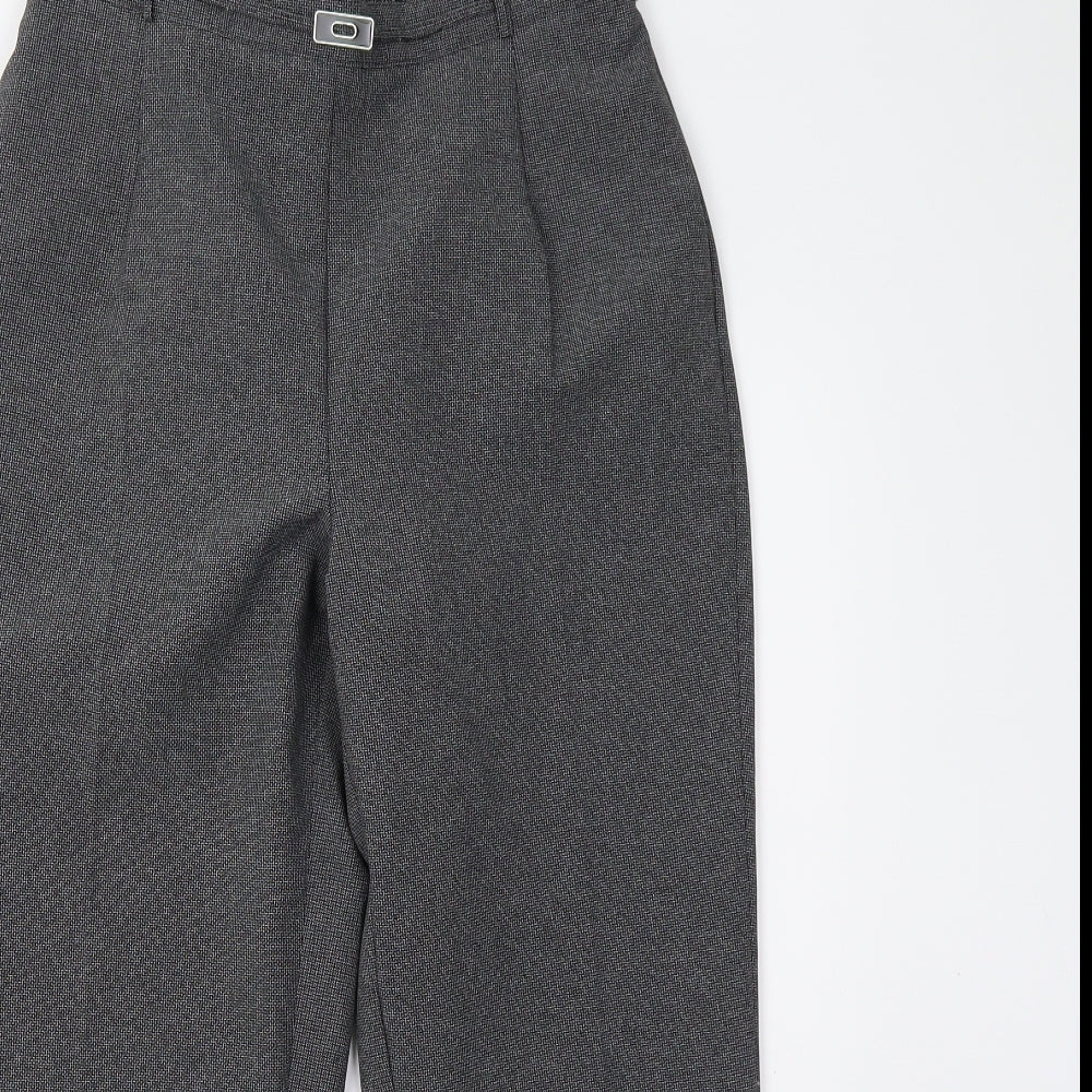 BM Collection Womens Grey   Trousers  Size 12 L25 in