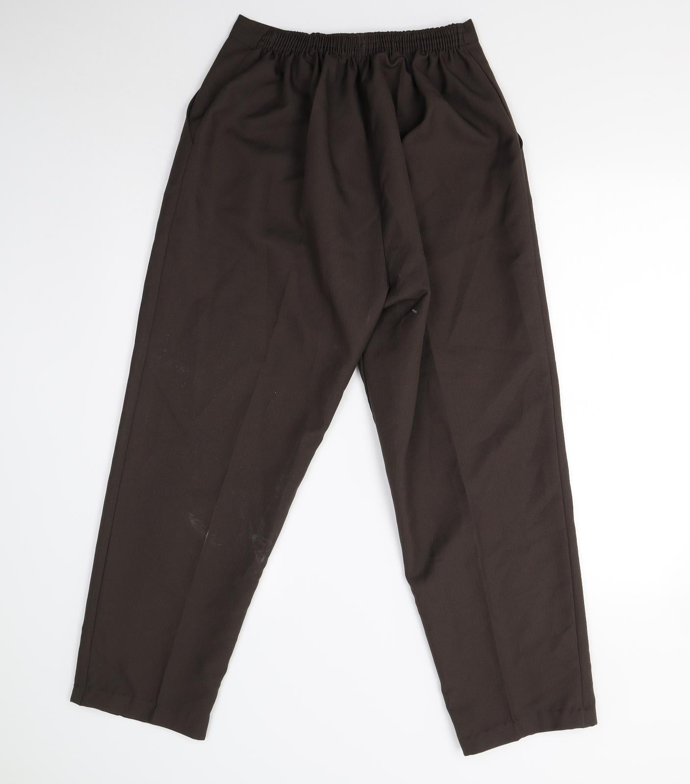 Preworn Womens Brown   Trousers  Size 18 L26 in