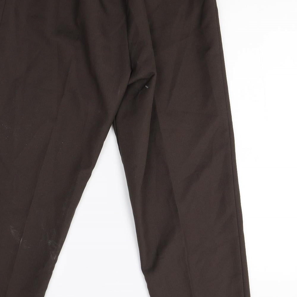 Preworn Womens Brown   Trousers  Size 18 L26 in