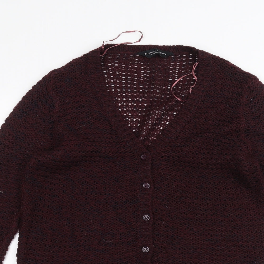 Dorothy Perkins Womens Red   Jacket Coatigan Size 14