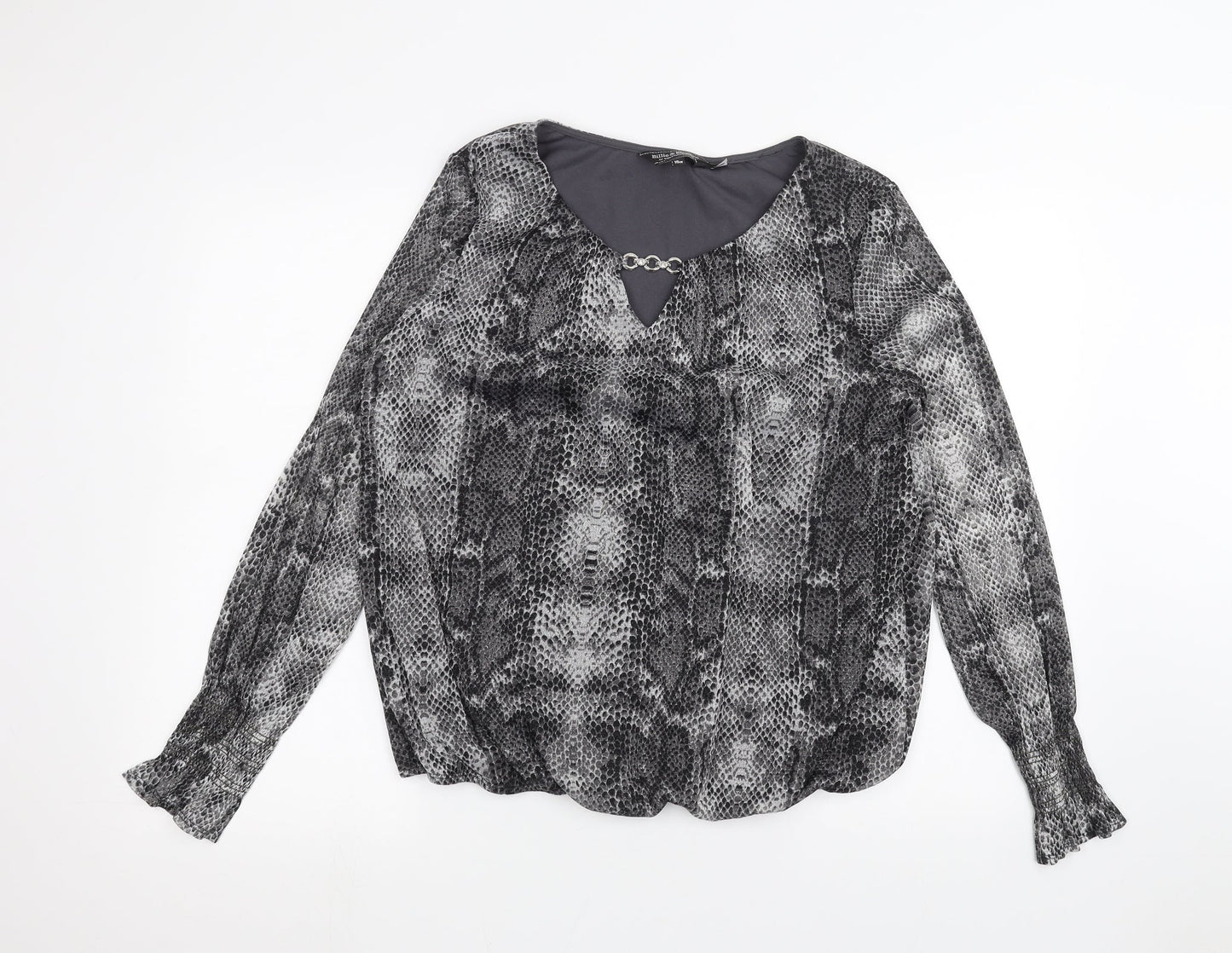 Dorothy Perkins Womens Grey   Basic T-Shirt Size 16