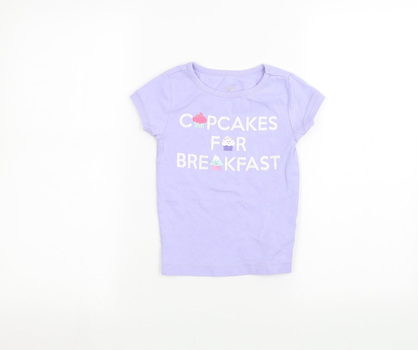 Gap Girls Purple   Basic T-Shirt Size 6 Years