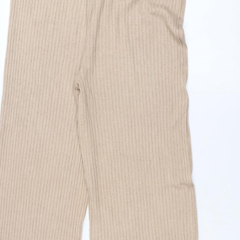 New Look Womens Beige   Trousers  Size L L28 in