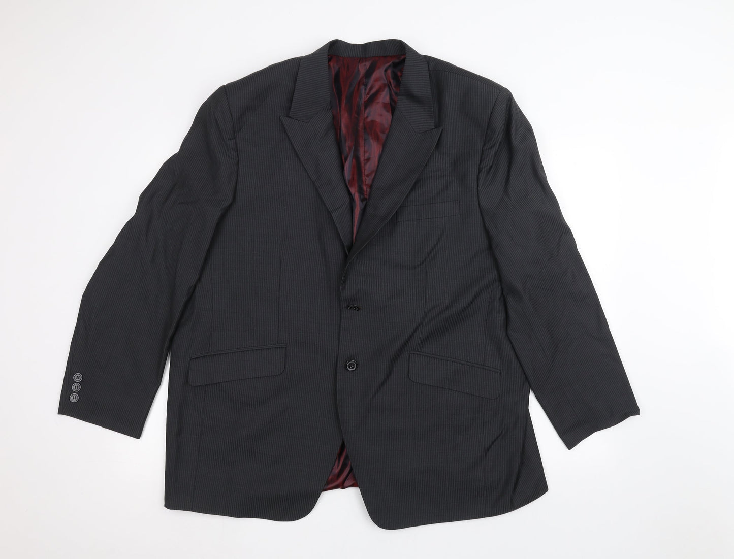 Preworn Mens Black   Jacket Suit Jacket Size 40