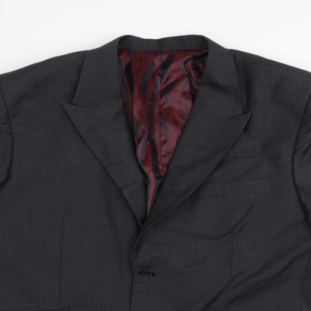 Preworn Mens Black   Jacket Suit Jacket Size 40