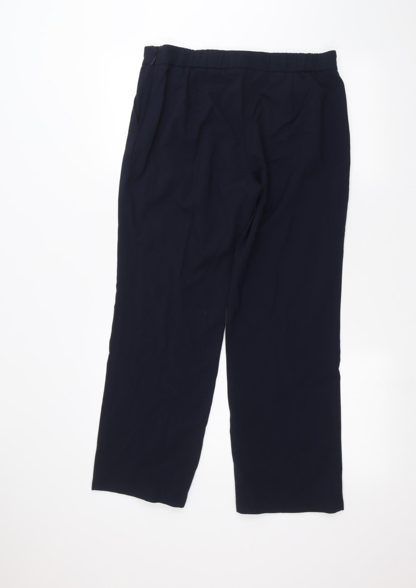 Marks and Spencer Womens Blue   Trousers  Size 12 L25 in